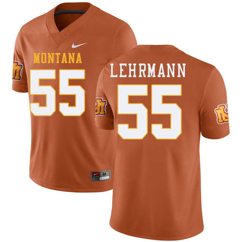 Andres Lehrmann Montana Grizzlies Jersey,Montana Grizzlies #55 Andres Lehrmann Jersey-Throwback